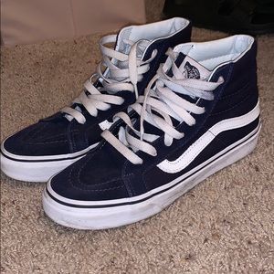 Vans Navy Blue High Tops